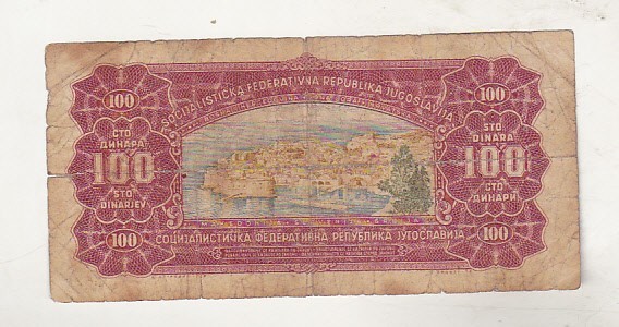 bnk bn Iugoslavia 100 dinari 1963 circulata