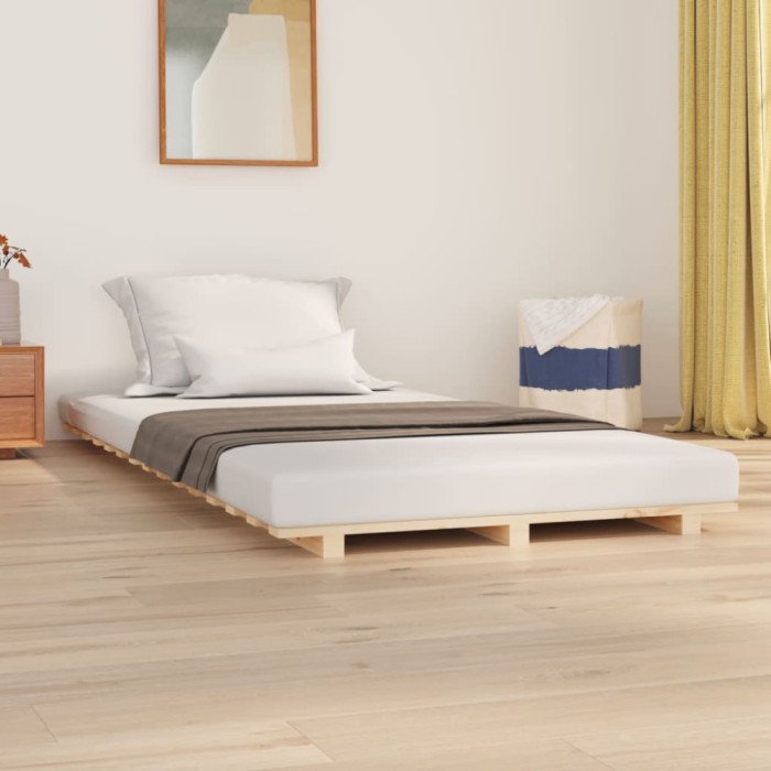 Gossi cadru de pat, 90x200 cm, lemn masiv de pin