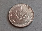 M3 C50 33 - Moneda foarte veche - Franta - 1 franc - 1991