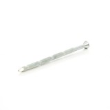 Cui striat pentru beton, cu cap inecat, otel, zincat alb, 4.5 x 80 mm
