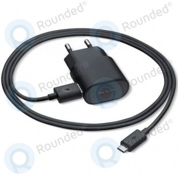 Adaptor de alimentare Nokia USB AC-60E 1500mAh incl. Cablu de date USB negru 02737X3 foto