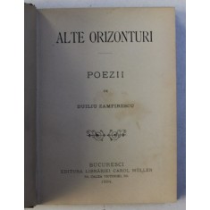 ALTE ORIZONTURI - poezii de DUILIU ZAMFIRESCU , 1894