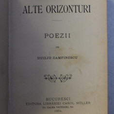 ALTE ORIZONTURI - poezii de DUILIU ZAMFIRESCU , 1894