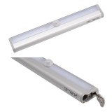 Lampa LED Mobila cu Senzor PIR, 10 LED-uri, Alimentare Baterii AAA, Montaj Facil Dulap, Sifonier, Dressing, Scari