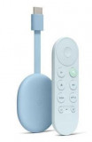 Media player Google Chromecast TV, 4K, HDMI, Bluetooth, Wi-Fi, Telecomanda (Albastru)