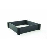 Jardiniera modulara patrata Vista Keter gri Evotech 121.5 x 27 x 122 cm