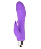 Vibrator Loving Joy, Silicone Mini Rabbit Bullet, Violet, 7 functii