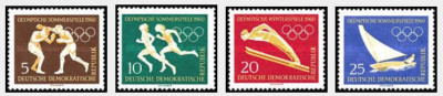DDR 1960 - Jocurile Olimpice Roma, serie neuzata foto