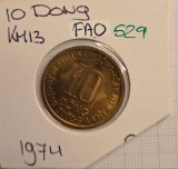 529 Vietnam South Vietnam 10 Đồng FAO, 1974, KM#13, comemorativa, excelenta