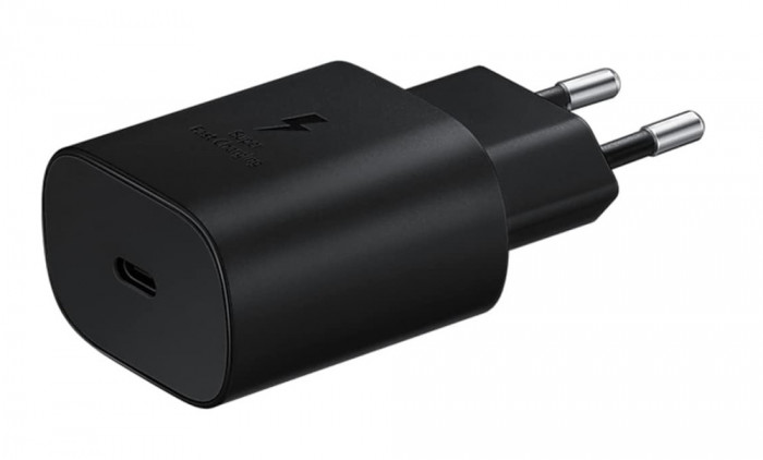 Incarcator retea SAMSUNG EP-TA800NBEGEU, 1xUSB-C, 25W, negru - RESIGILAT