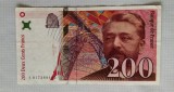 Bancnota Franta 200 Francs 1996 - Colectie Numismatica