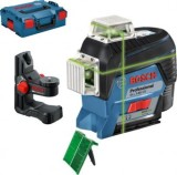 Bosch GLL 3-80 CG + BM 1 (solo) Nivela laser cu linii verzi (30 m) cu Bluetooth + Suport + L-Boxx - 3165140979894