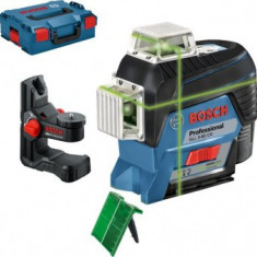 Bosch GLL 3-80 CG + BM 1 (solo) Nivela laser cu linii verzi (30 m) cu Bluetooth + Suport + L-Boxx - 3165140979894