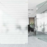 vidaXL Folie pentru geamuri Dungi &icirc;nghețate 90 x 500 cm PVC 3394626
