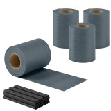 Outsunny Set 4 Bucăți Gard de Grădină pentru Intimitate, Paravan Balcon pentru Protecție, Rezistent la Razele UV, Impermeabil cu Clipsuri, pentru Exte