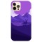 Husa compatibila cu Apple iPhone 14 Plus model Purple Nature, Silicon, TPU, Viceversa