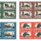 Romania, LP 245/1948, Munca in comunicatii, blocuri de 4 timbre (II), MNH