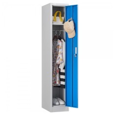 Vestiar metalic Premium 1 usa color albastru 300x450x1800 mm (LxlxH), neasamblat, Extra Plus