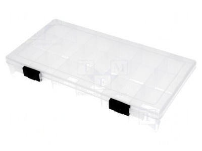 Container de depozitare cu partiții transparente din polipropilenă foto