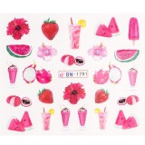 Tatuaj Unghii LUXORISE Pink Summer, BN-1791