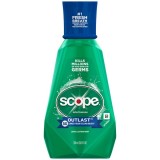 Apa de Gura, Crest Scope Outlast, Aroma Puternica de Menta, Efect Intens de Prospetime, 500ml