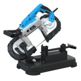 Fierastrau cu banda portabil si baza cu clema pentru metal MBS 1100 Gude 40553, 1100 W, 100 mm