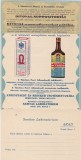 Reclamă farmaceutică veche Tinctura Ferri Athenstaedt, Ditonal, Sanitas Arad, text maghiar