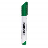 Marker pentru Whiteboard Kores, Varf de 3 mm, Verde, Uscare Rapida, Marker Whiteboard, Markere Whiteboard, Marker Tabla Magnetica, Markere Tabla Magne