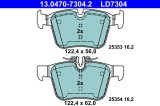 ATE 13.0470-7304.2 ATE Ceramic set placute frana,frana disc