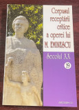 Corpusul receptării critice a operei lui M. Eminescu vol. 19