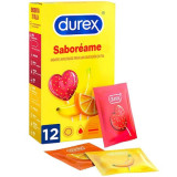 Prezervative Durex cu aroma de fructe, 12 Buc