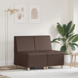 VidaXL Scaune canapea 2 pcs Maro 55 x 74 x 82 cm Piele artificială