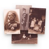 Regele Carol I și regina Elisabeta, patru cărți poștale