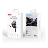 Suport Auto Magnetic cu Incarcare Wireless 15W XO CX024, Compatibil MagSafe, Prindere Grila Ventilatie, Rotire 360, Cablu Type-C Inclus, Negru