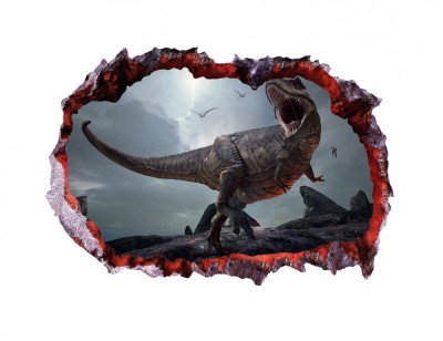 Sticker decorativ cu Dinozauri, 85 cm, 4406ST-1 foto