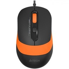 MOUSE A4tech, &quot;FM10&quot;, PC sau NB, cu fir, USB, optic, 1600 dpi, butoane/scroll 4/1, , negru / portocaliu, &quot;FM10 Orange&quot; (timbru verde 0.18 lei)