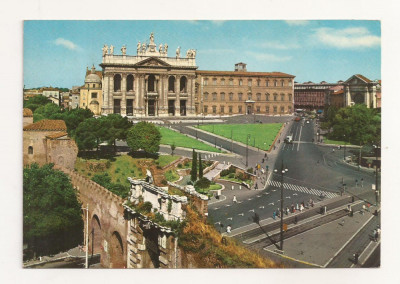 FA57-Carte Postala- ITALIA-Roma, Basilica S. Giovanni in Laterano, circ 1973 foto