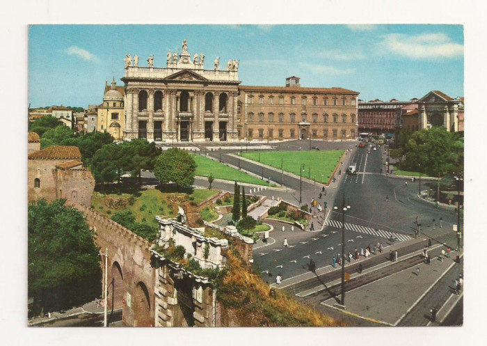 FA57-Carte Postala- ITALIA-Roma, Basilica S. Giovanni in Laterano, circ 1973