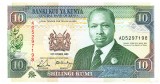 Kenya 10 Shilingi 1989 aUNC Seria AD5297198