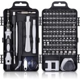 Set surubelnite de precizie, 98 piese, magnetic, ergonomic, multicolor, CRV 55-60 HRC
