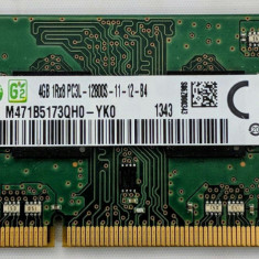 Memorie laptop Samsung 4GB DDR3L, 1600Mhz, CL11 - M471B5173QH0
