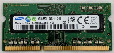 Memorie laptop Samsung 4GB DDR3L, 1600Mhz, CL11 - M471B5173QH0 foto