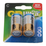 Set baterii alcaline UltraPLus GP R14 C 2buc/blister, G&amp;P
