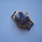 Ceas dame mecanic sovietic Zaria 17 rubine, carcasa aurita, defect, cheita bloca