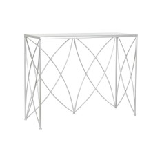 Mobilier pentru Hol DKD Home Decor Alb Argintiu 100 x 33 x 78 cm