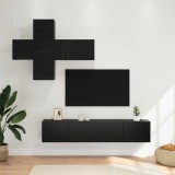 vidaXL Set comodă TV Pe perete 3 pcs Lemn prelucrat 3438611