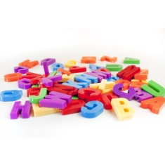 Set 66 litere mari magnetice - Miniland
