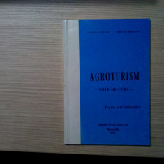 AGROTURISM - Note de Curs - Virginia Buianu, Mircea Bogdan - 2001, 152 p.
