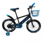 Bicicleta copii Piccolino 18 inch albastru, Oem