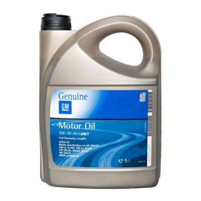 Ulei motor Opel OE (GM)_ 5W30 5L. DEXOS2 LL. ACEA A3/B3/B4; ACEA C3; API SM/SL /CF. pentru motoare pe benzina si diesel GM-LL-A-025.GM-LL-B-025. BMW L foto